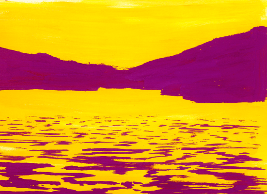 2 Farben Horizont