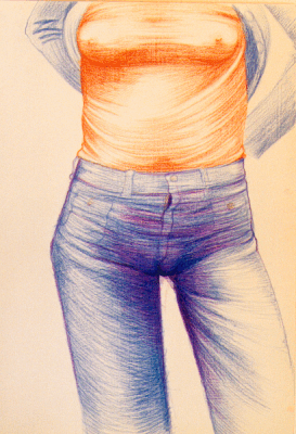 Wachs color 86 x 62 cm