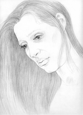 Bleistiftzeichnung   Portrait A4